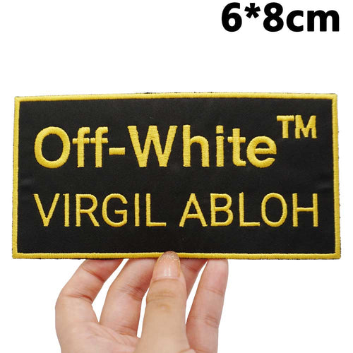 Off-White TM VIRGILABLOH - Patch brodé BB144-2 - Thermocollant
