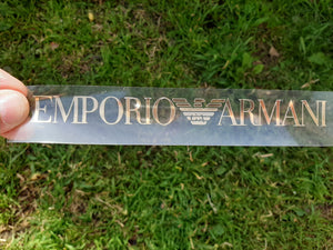 Armani Logo Iron-on Sticker (heat transfer)