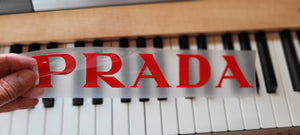 Prada Logo Iron-on Sticker (heat transfer)