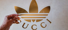Load image into Gallery viewer, Adidas x Gucci Collab Logo Iron-on Decal (heat transfer)