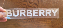 Charger l&#39;image dans la galerie, Burberry Logo Sticker Iron-on