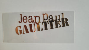 Jean Paul Gaultier Logo Iron-on Decal (heat transfer patch)
