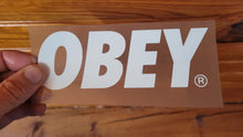 Carica l'immagine nel visualizzatore di Gallery, OBEY Logo Iron-on Decal (heat transfer)