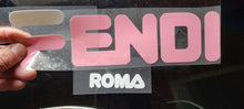 Laden Sie das Bild in den Galerie-Viewer, Fendi  x Fila Collab Logo Sticker Iron on