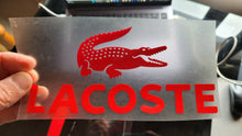Cargar imagen en el visor de la galería, Lacoste Iron-on Sticker (heat transfer)