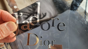 J'adore Dior Logo Iron-on Sticker (heat transfer)
