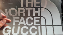 Charger l&#39;image dans la galerie, north face x gucci logo sticker iron on