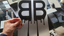 Charger l&#39;image dans la galerie, Balenciaga dripping logo Iron-on Decal (heat transfer)