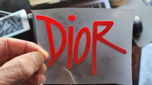 Carica l'immagine nel visualizzatore di Gallery, Dior Logo Iron-on Sticker (heat transfer)