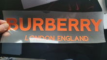 Laden Sie das Bild in den Galerie-Viewer, Burberry London Logo Iron-on Sticker (heat transfer)