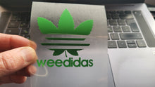 Charger l&#39;image dans la galerie, Adidas marijuana leaves Logo Iron-on Sticker (heat transfer)