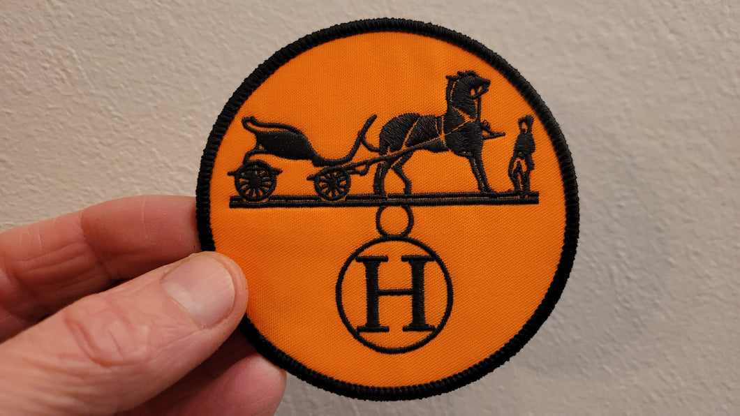 Hermes patch brodé pour flocage