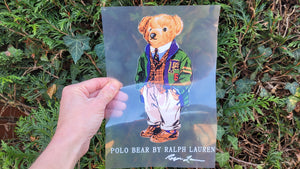 Polo Bear Ralph Lauren coloré thermocollant pour flocage