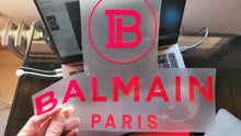 Charger l&#39;image dans la galerie, Balmain Brand Logo Iron-on Decal (heat transfer)