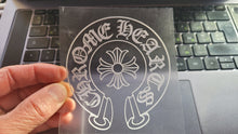 Cargar imagen en el visor de la galería, Chrome Hearts logo Sticker Iron-on (heat transfer)