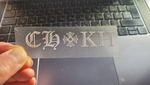 Laden Sie das Bild in den Galerie-Viewer, Chrome Hearts logo Sticker Iron-on (heat transfer)
