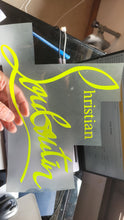 Cargar imagen en el visor de la galería, Louboutain logo Sticker Iron-on (heat transfer)