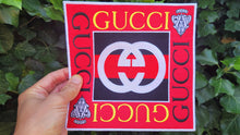 Cargar imagen en el visor de la galería, Gucci Embroidered patch Logo (heat applying)