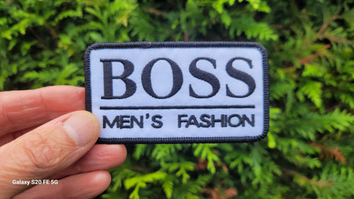 Boss patch brodé pour flocage