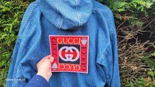 Cargar imagen en el visor de la galería, Gucci Embroidered patch Logo (heat applying)