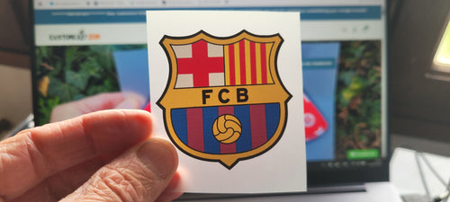 FC Barcellona transfert coloré thermocollant pour flocage