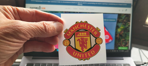Manchester United transfert coloré thermocollant pour flocage