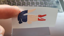 Laden Sie das Bild in den Galerie-Viewer, Lacoste flag colored Logo Iron-on (heat transfer)