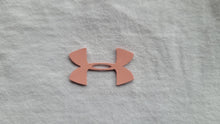 Charger l'image dans la galerie,  Pink Under Armour logo leather iron on patch
