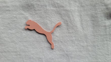 Charger l'image dans la galerie, Pink Puma logo leather iron on patch