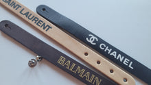 Laden Sie das Bild in den Galerie-Viewer, NEW!!! Real Leather  Bracelet Custom and Brand Logo