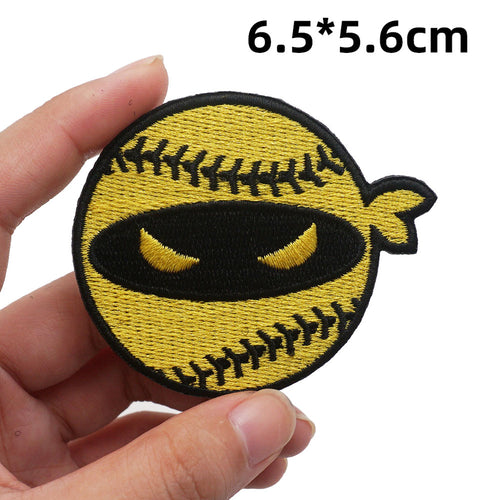 Pitching Ninja - Patch brodé BC8-2 - Thermocollant