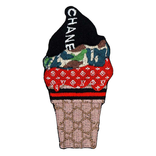 Chanel ice cream - Patch brodé BB2-1 - Thermocollant