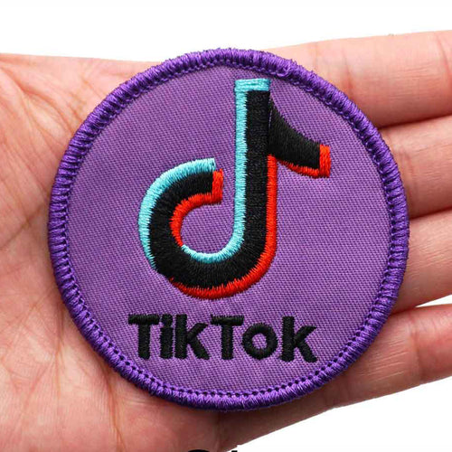 TIKTOK - Patch brodé BA89-1 - Thermocollant