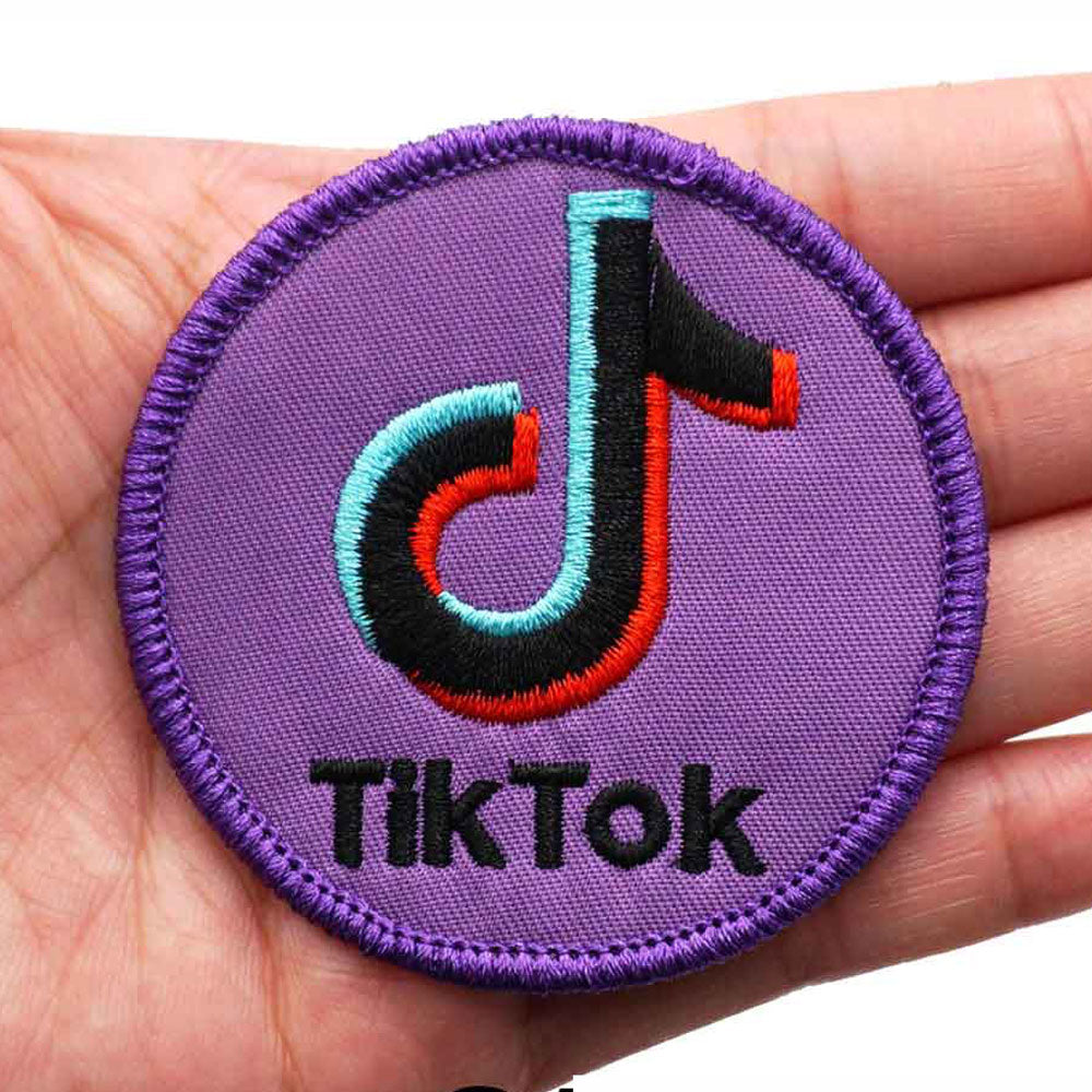 TIKTOK - Patch brodé BA89-1 - Thermocollant