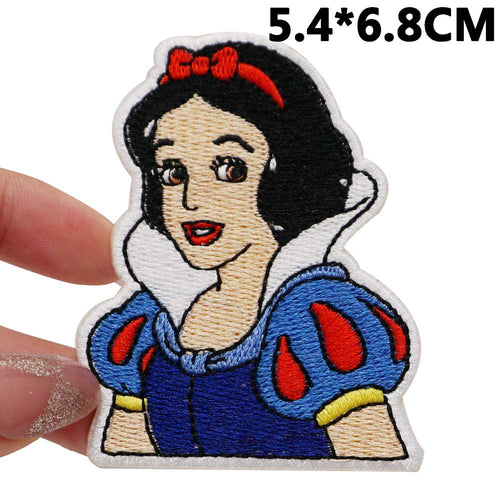 Snow White - Patch brodé BD35-1 - Thermocollant
