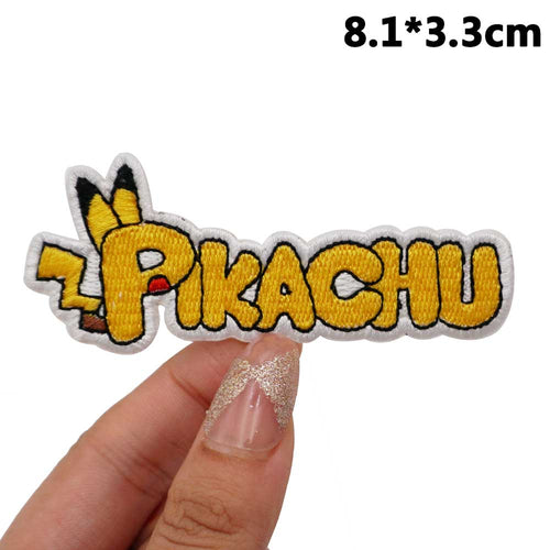 PIKACHU - Patch brodé BD61-2 - Thermocollant