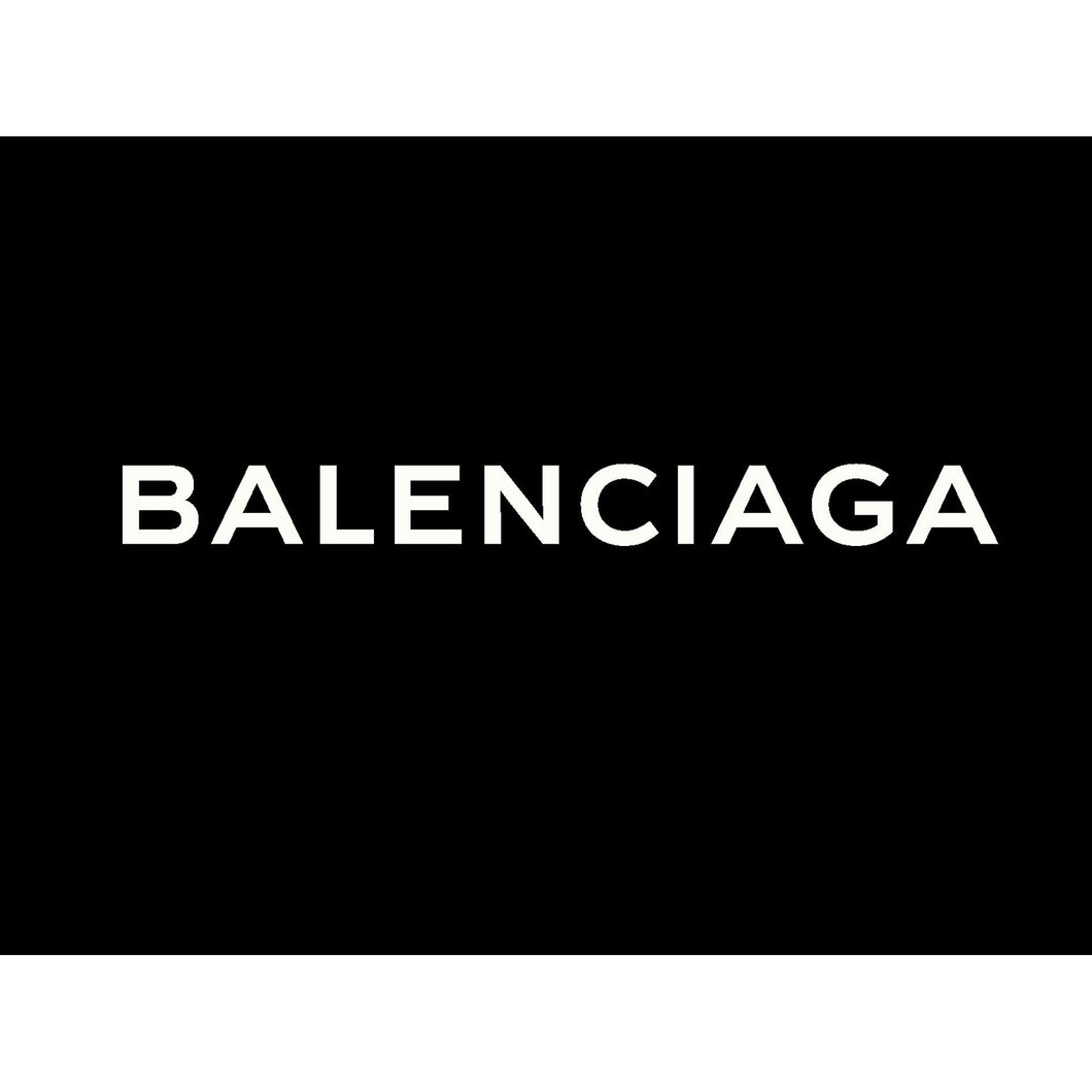 Balenciaga Logo Iron-on Sticker (heat transfer)