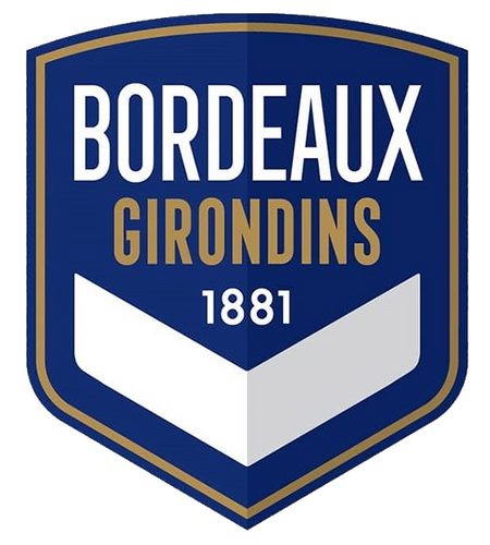 FC Girondains de Bordeaux logo transfert coloré thermocollant pour flocage