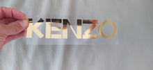 Charger l'image dans la galerie, Kenzo Logo Iron-on Sticker (heat transfer)