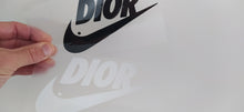 Laden Sie das Bild in den Galerie-Viewer, Nike x Dior Logo Iron-on Sticker (heat transfer)