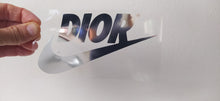 Laden Sie das Bild in den Galerie-Viewer, Nike x Dior Logo Iron-on Sticker (heat transfer)