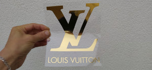 LV Luis Vuitton Logo Iron-on Decal (heat transfer)