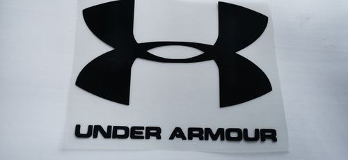 Logo Under Armour pour flocage (patch thermocollant) noir