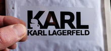 Charger l&#39;image dans la galerie, Karl Lagerfeld Logo Iron-on Sticker (heat transfer)