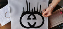 Charger l&#39;image dans la galerie, Gucci Logo blood Dripping Sticker Iron-on