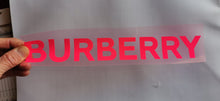 Charger l&#39;image dans la galerie, Burberry Logo Sticker Iron-on