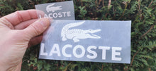 Load image into Gallery viewer, Sticker Iron on Lacoste Logo