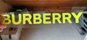 Burberry Logo Sticker Iron-on