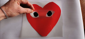 Vans x comme des garcons Logo Iron-on Sticker (heat transfer)