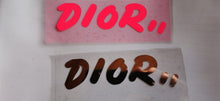 Laden Sie das Bild in den Galerie-Viewer, Dior x Kaws Logo Iron-on Sticker (heat transfer)